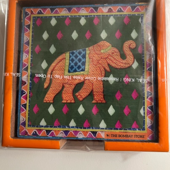 NWOT THE BOMBAY STORE TRAY,COASTERS & COFFEE MUG - Picture 6 of 15